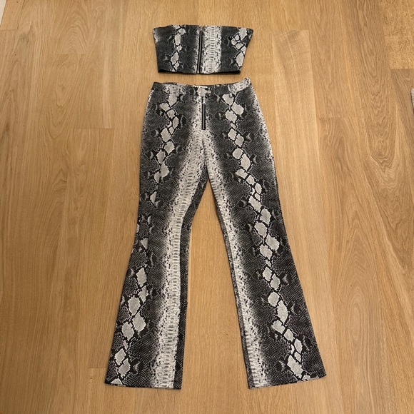 I.AM.GIA Pants - I.AM.GIA Monochrome Snakeskin Set